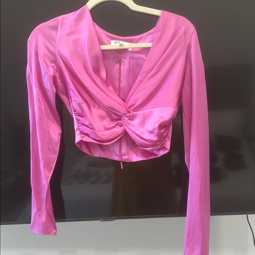 Silk Roads by Adriana Iglesias Silk Crop top